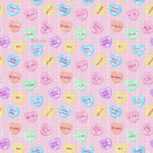 candy hearts background - Zdarma animovaný GIF