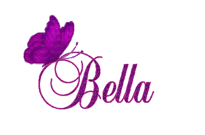 Kaz_Creations Names Bella Animated - Zdarma animovaný GIF