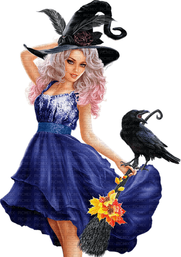 witch halloween by nataliplus - png ฟรี