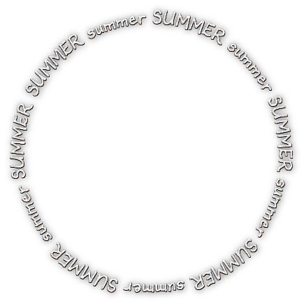 soave text summer circle white - png ฟรี