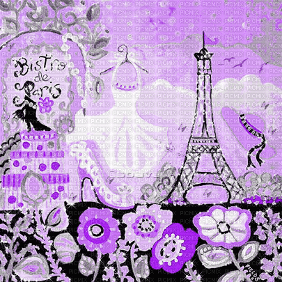 soave background vintage  flowers purple - Kostenlose animierte GIFs