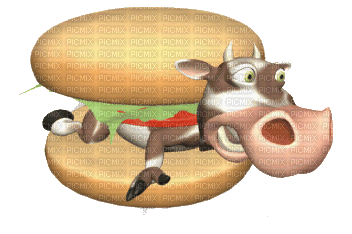 cow gif - GIF animé gratuit