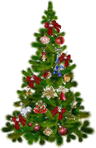 Christmas Tree - Gratis animerad GIF