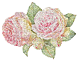 две розы - Nemokamas animacinis gif