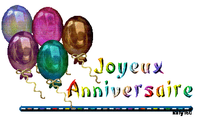 joyeux anniversaire - Безплатен анимиран GIF