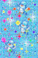 Light Blue and rainbow glitter ink - 免费动画 GIF