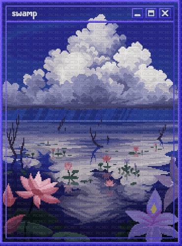 swamp pixel art - безплатен png