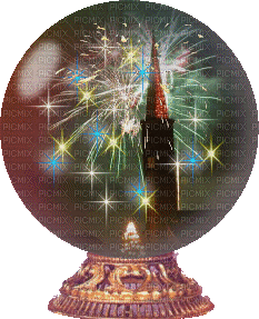 Fireworks sphere laurachan - Zdarma animovaný GIF