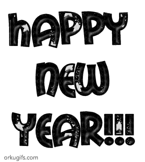 Happy New Year!! - GIF animasi gratis