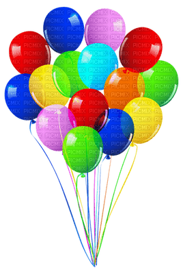 Kaz_Creations Colours Balloons - PNG gratuit