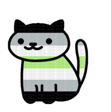 Agender cat - Free PNG