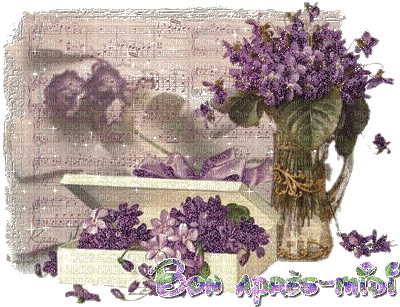 violettes - GIF animasi gratis