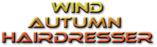 Wind Autumn Hairdresser Text - Bogusia - bezmaksas png