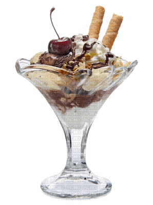 Kaz_Creations Dessert Icecream Sundae Deco - bezmaksas png