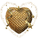 gold heart - Gratis animeret GIF