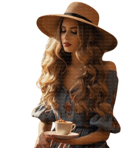 frau, woman, femme, coffee, herbst, autumn - 免费PNG