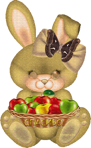 lapin de Pâques Lapin de Pâques,Pelageya - GIF animate gratis