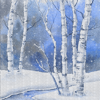 soave background animated winter forest black - Nemokamas animacinis gif