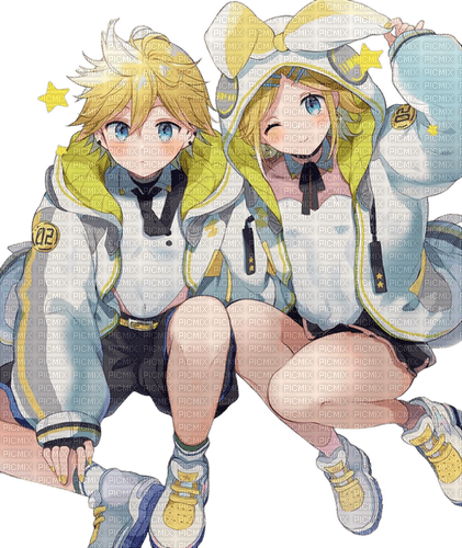 Rin & Len Kagamine - ücretsiz png