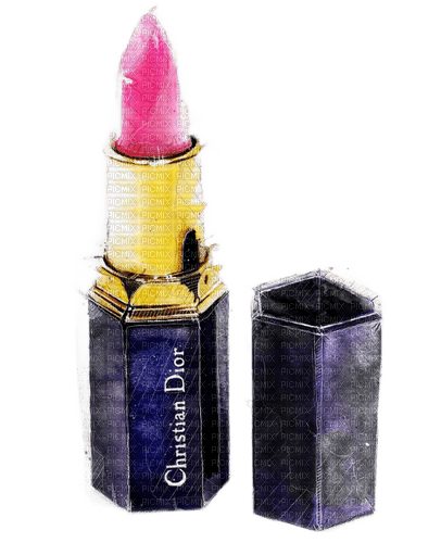 lipstick watercolor Bb2 - PNG gratuit