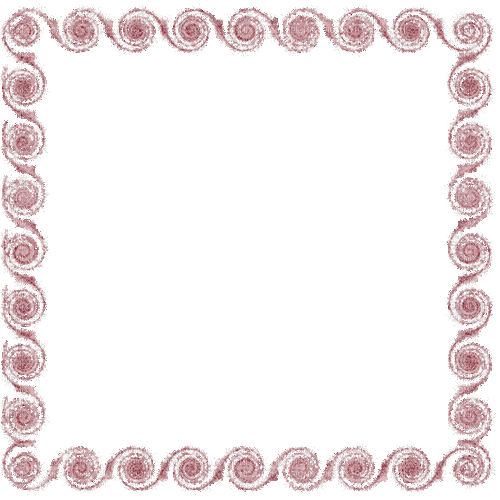 Peach pink glitter frame cadre - GIF animé gratuit