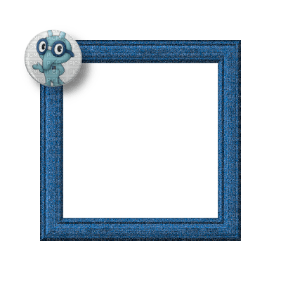 Small Blue Frame - ücretsiz png