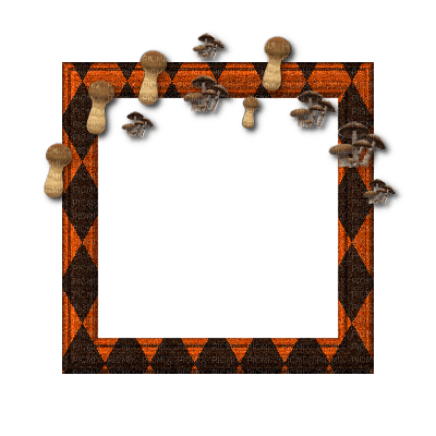 Small Brown/Orange Frame - ilmainen png