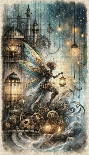 steampunk fairy - nemokama png