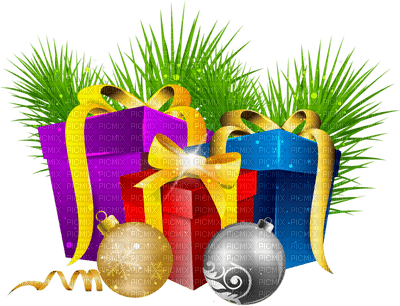 Kaz_Creations Deco Presents Gifts Baubles   Christmas Noel - PNG gratuit