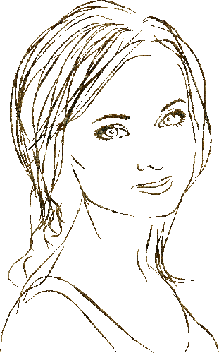 woman potrait - Безплатен анимиран GIF