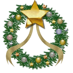 Christmas couronne 1 - ücretsiz png