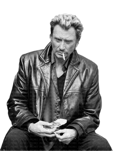 Kaz_Creations Johnny Hallyday Man Homme - png gratuito