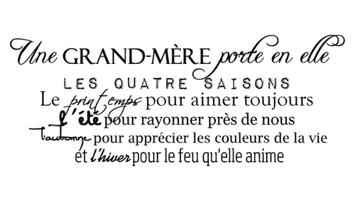 loly33 texte grand mère - 無料png