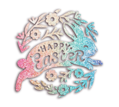 kikkapink happy easter text png spring quote - png gratuito