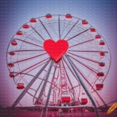 Heart Ferris Wheel - nemokama png