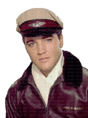 homme(Elvis Presley) - GIF animé gratuit