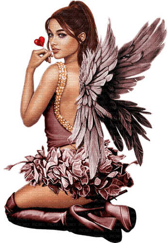 Woman. Angel. Fantasy. Leila - gratis png