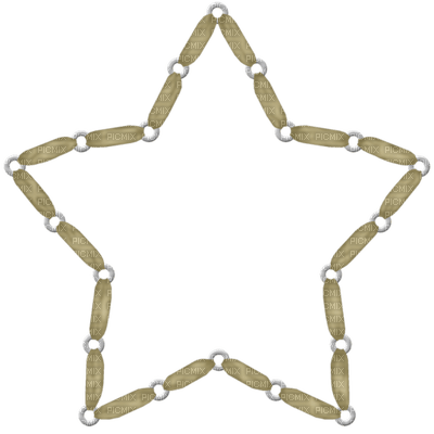 Kaz_Creations Deco Ribbon Star Colours - PNG gratuit