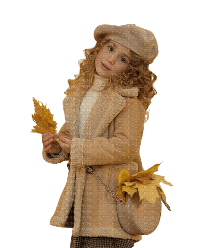 autumn fall girl child bebe fille - darmowe png