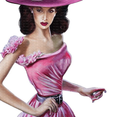 kikkapink purple woman fashion dress hat - ilmainen png