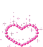 PINK HEART GIF rose coeur - GIF animé gratuit