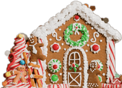 Gingerbread house sunshine3 - Free PNG