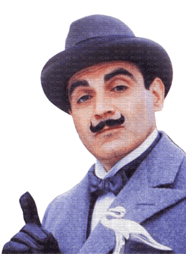 Hercule Poirot milla1959 - 免费PNG