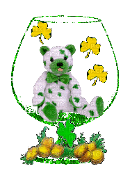 st patricks day bear - 無料のアニメーション GIF