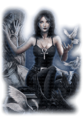 Gothic Woman - бесплатно png