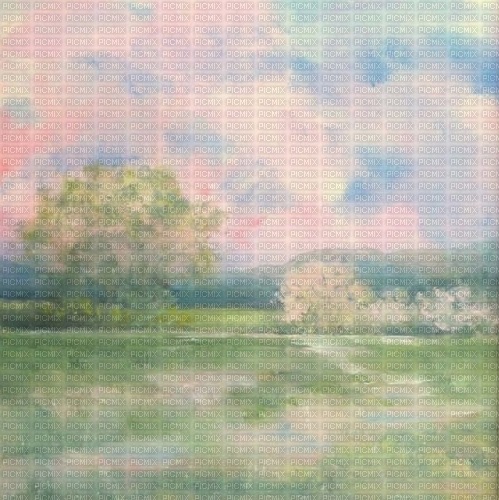 pastel landscape background - PNG gratuit