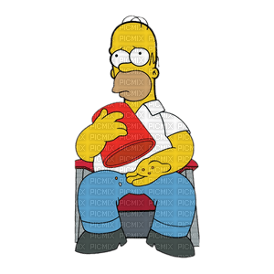 GIANNIS_TOUROUNTZAN - (Simpsons) Homer - 免费PNG