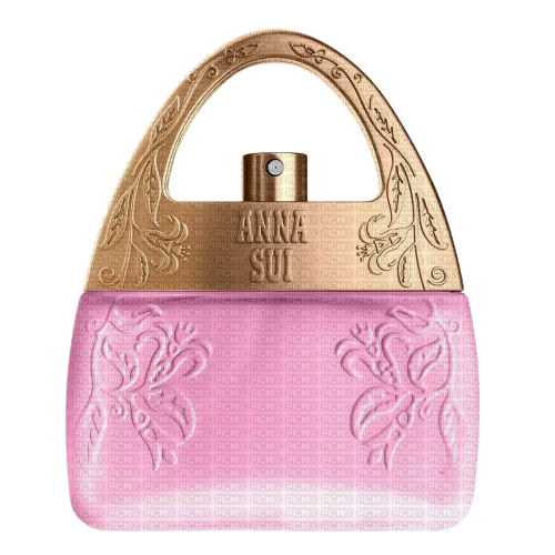 Perfume Pink  Gold Bag - Bogusia - 無料png