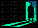 mysterious silhouette - 免费动画 GIF