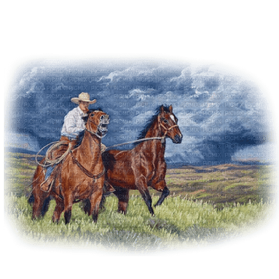 cowboy landscape bp - png gratis
